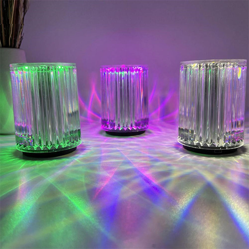 Crystal Lamp Table Lamp Atmosphere Creative Line Small Night Lamp Led Lights